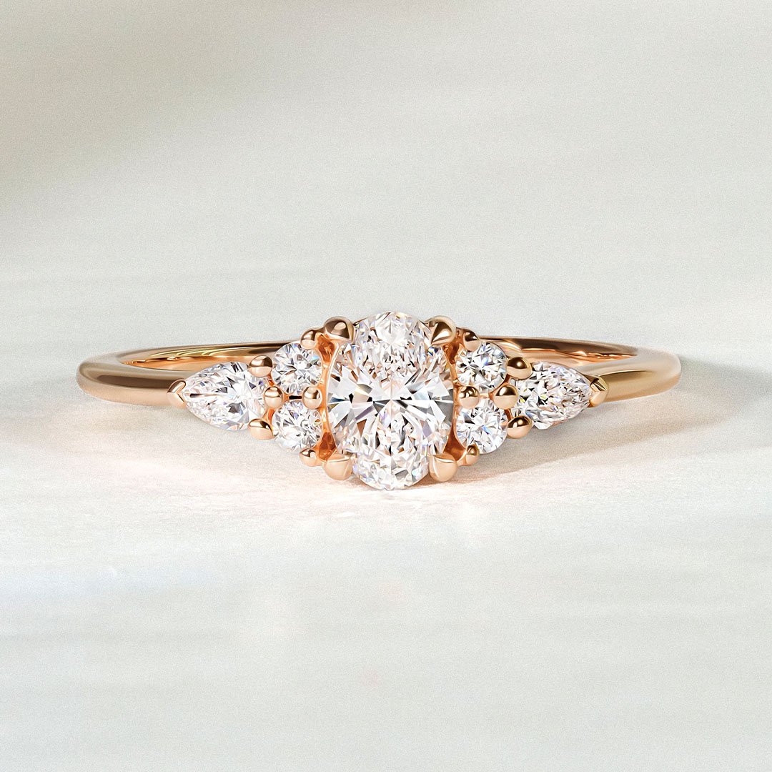 Inspirantetaille Oval - 0.60 Ct