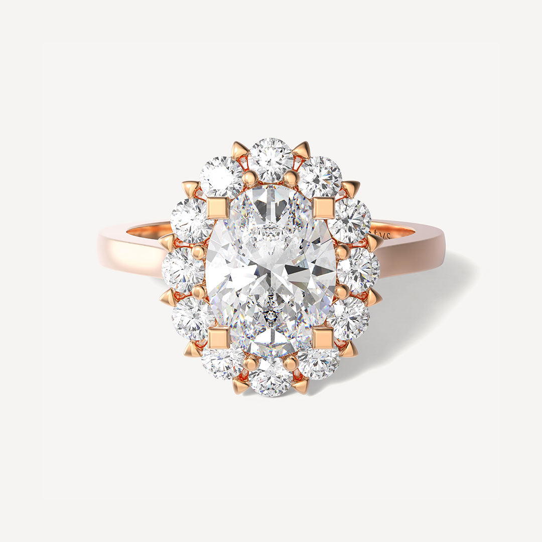 Dahliataille Oval - 0.80 Ct