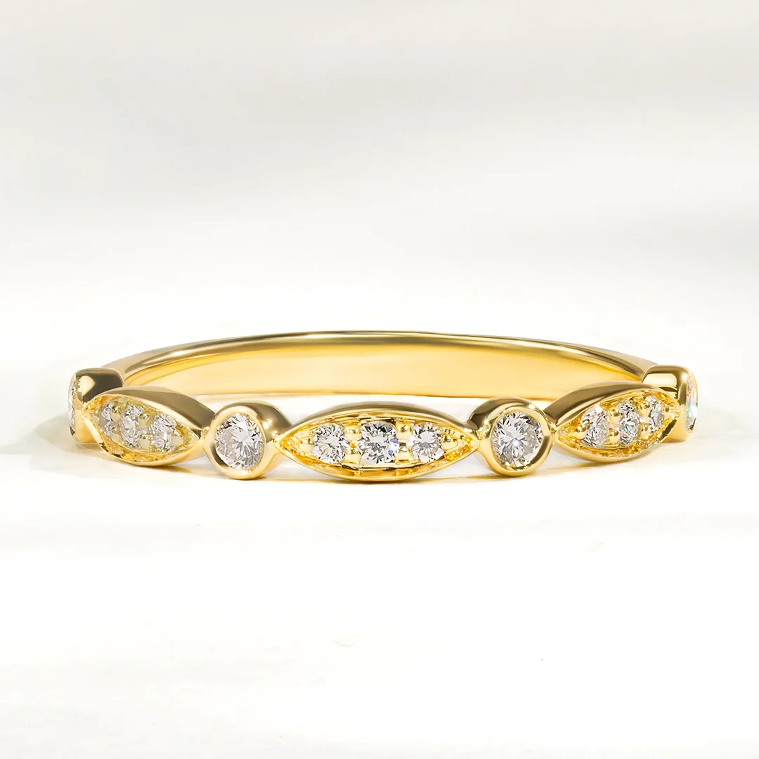 Marquise - Diamond Wedding Band