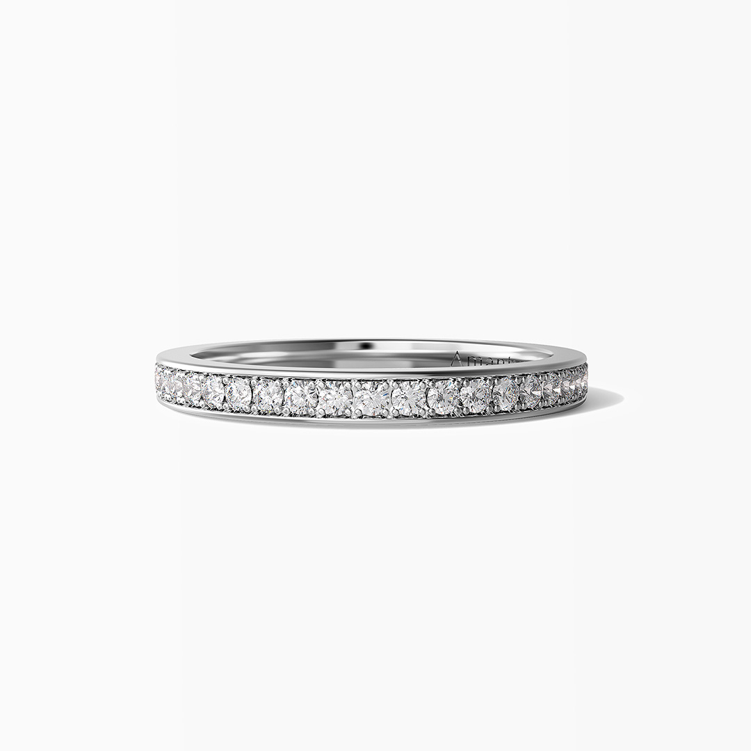 Pure – Diamond Wedding Bandcut Round