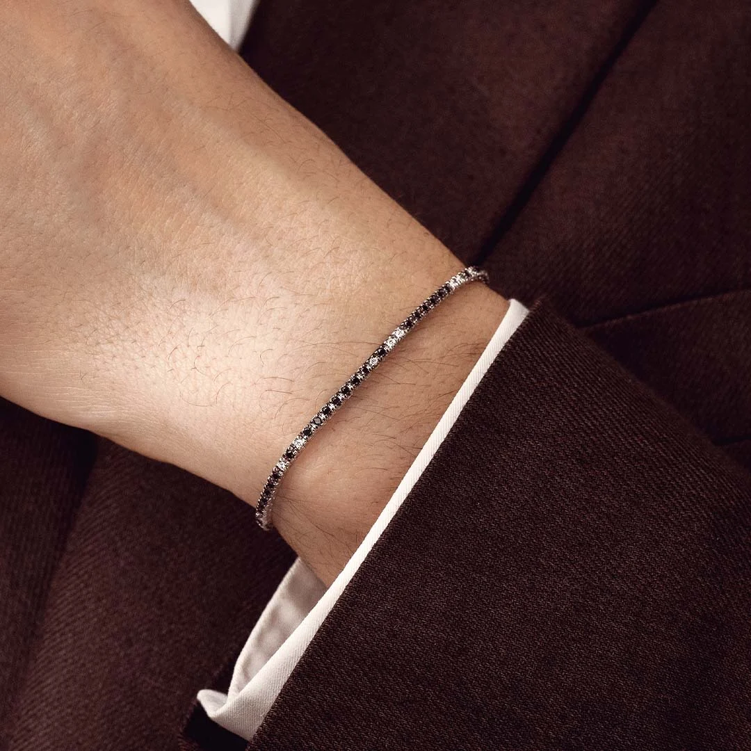 Rivière - Black Diamond Bracelet