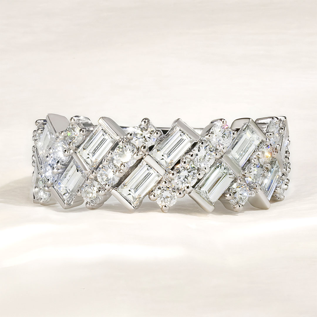 Baguette - High Jewellery Wedding Band