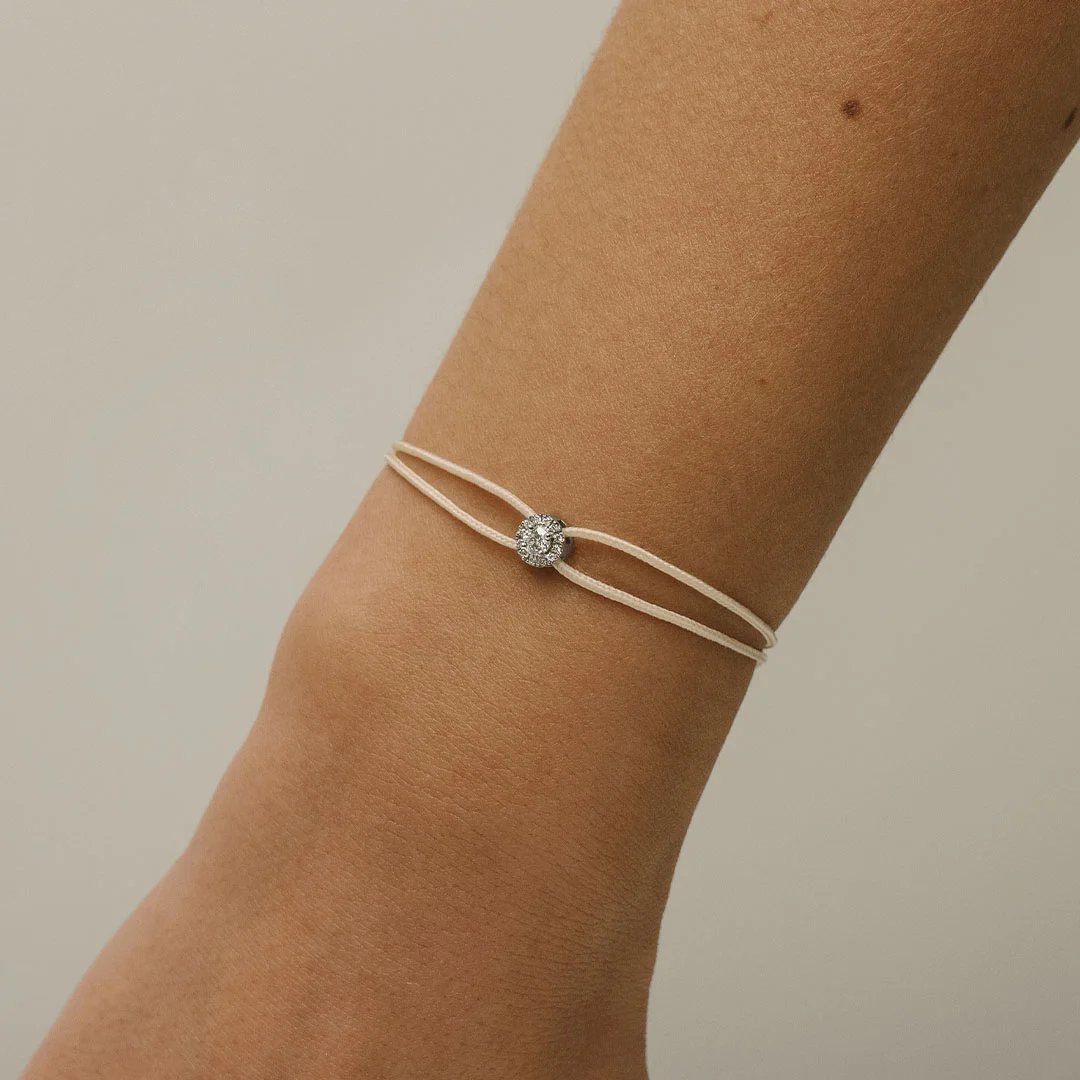 Délicat Cord - Diamond Bracelet
