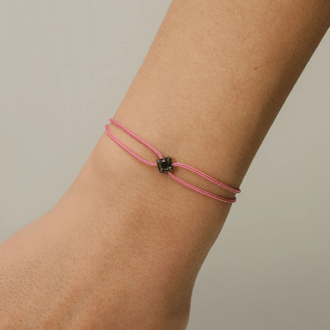Square Cord - Diamond Bracelet
